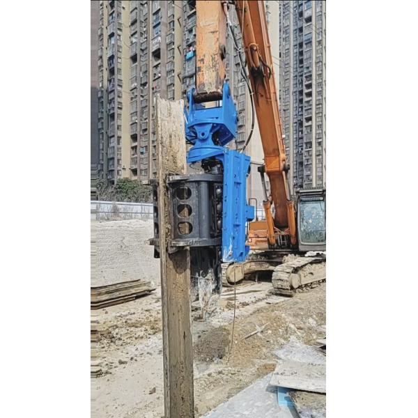 Exporters High Frequency Vibration Output Pile Driver – High Quality Quick Tool Change System & Static Crushing Low Vibration Noise – SV400