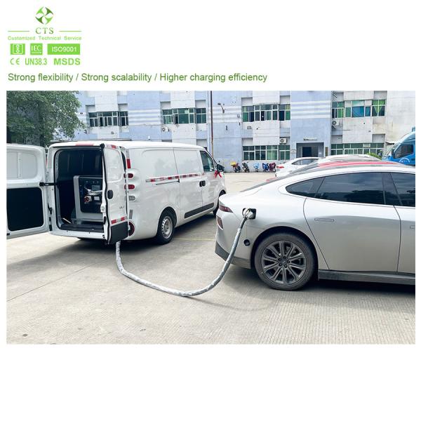 60kw 120kW dc fast charging station mobile ev charging station for roadside assistance for ev roadside service