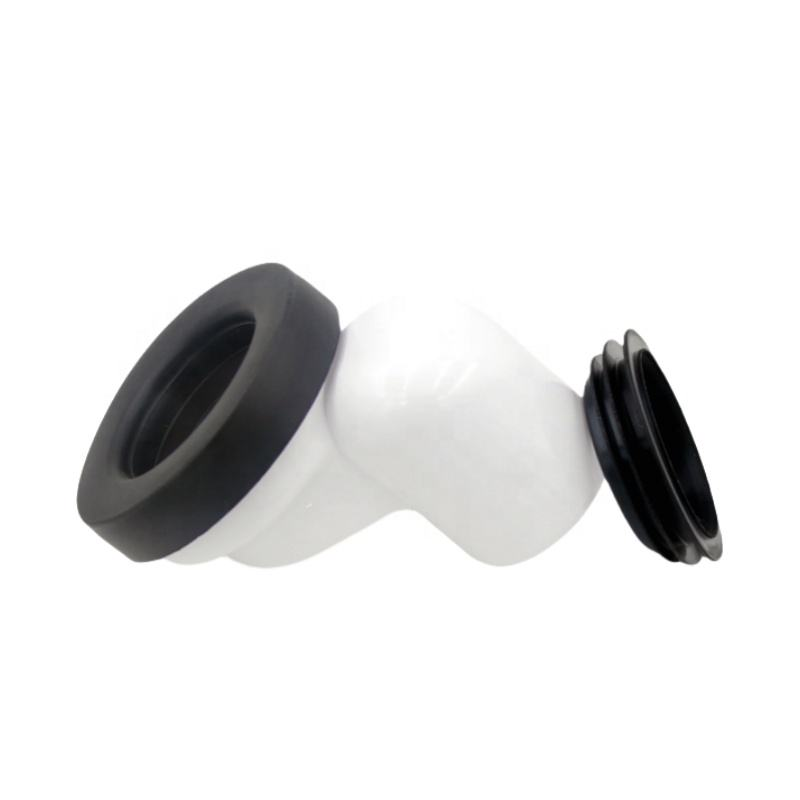 4-Inch Toilet Faucet Connector 90mm Offset Toilet Connection Adapter Bathroom Drain Pipe