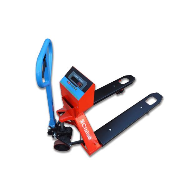 Heavy Duty 3 Ton Pallet Jack Scales LED Display Fork Width 550/680 Mm Durable