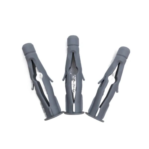 White And Grey Plastic Concrete Anchors INCH Measurement System 60mm Diameter For Insulation Dependability