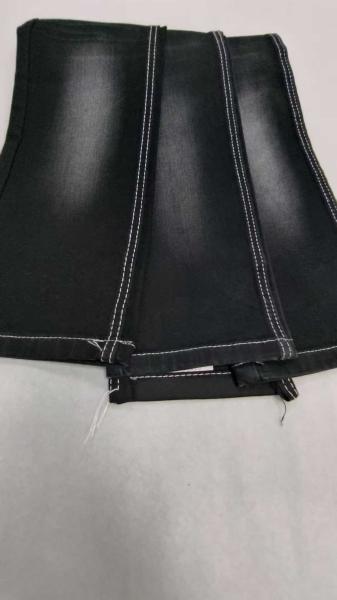 Middle elastic 12oz Black with full width 180-182cm construction 7+7*7/55/75 Denim fabric  JSD3433A for men jeans