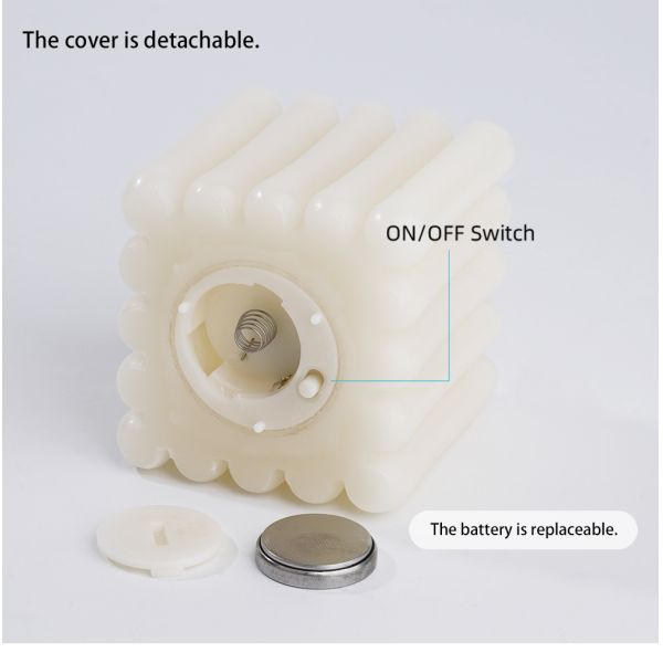 LED Lanterns Real Wax Flameless LED Candles In Bullet Shape Battery Operated Warm White