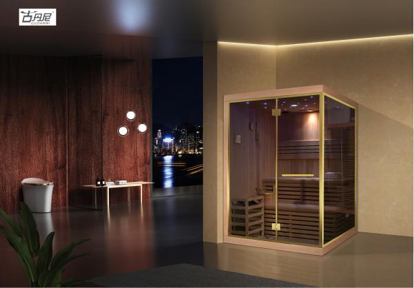 New Arrival Dry Solid Wood Wet Steam Sauna Room