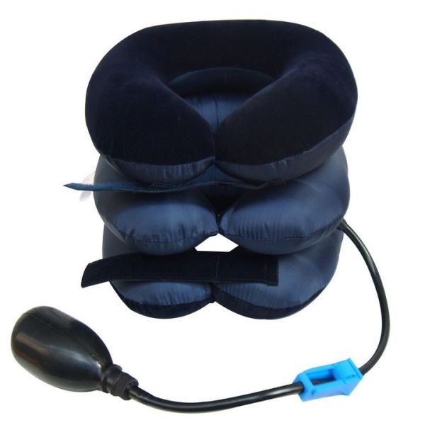 60 Fabric Count Inflatable Cervical Collar Traction Apparatus for Neck Pain Treatment
