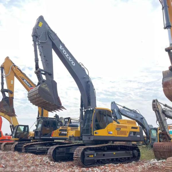 Hydraulic Used Excavator Equipment VOLVO EC480 Fuel Efficient For Demolition