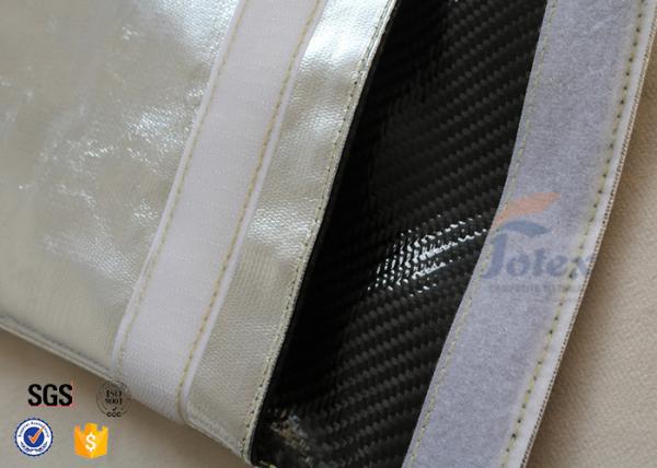 1022℉ Silver Fiberglass Fireproof Bags For Documents Cash Passport Envelope
