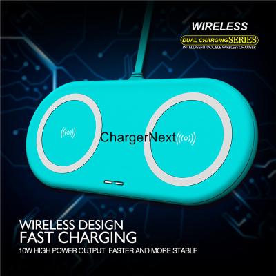 2018 CE FCC 10W FAST Speed Portable mobile phone accessories charger Qi wireless charging pad for iPhone 8 for iPhone X