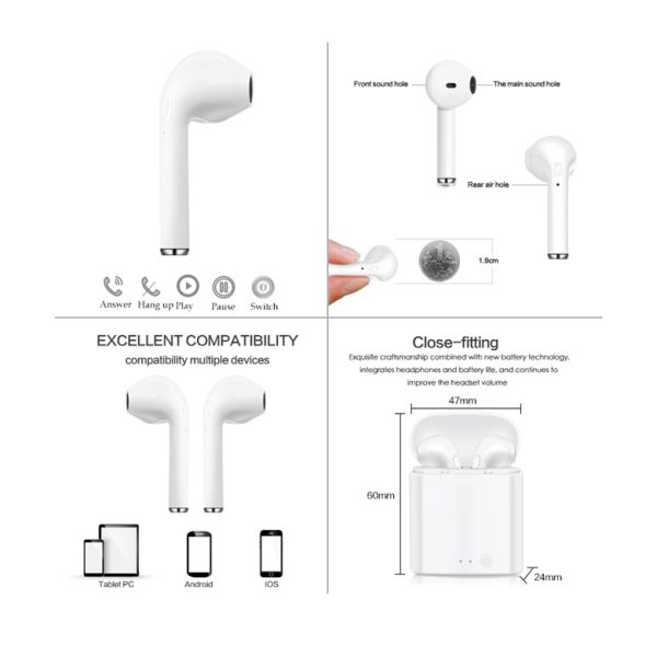 EDR Sport True Wireless Stereo Earphone 3H With Charging Case