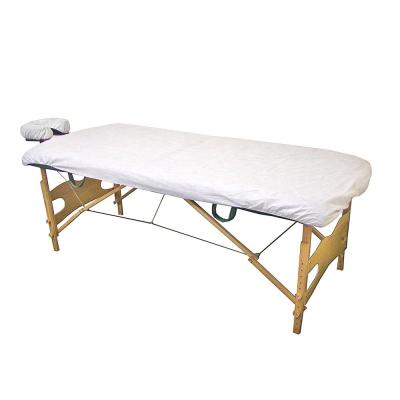 Cor branca não tecida 100*200cm da tampa de cama dos Pp dos termas do salão de beleza grande