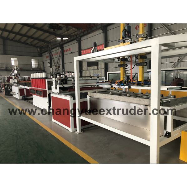 Low Noise Wpc Pvc Foam Board Extrusion Machine Automatic
