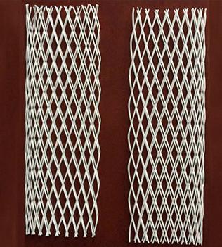 Recycling White PE Mesh Sleeve Plastic Tube Netting For Wine Bottle / Fruit