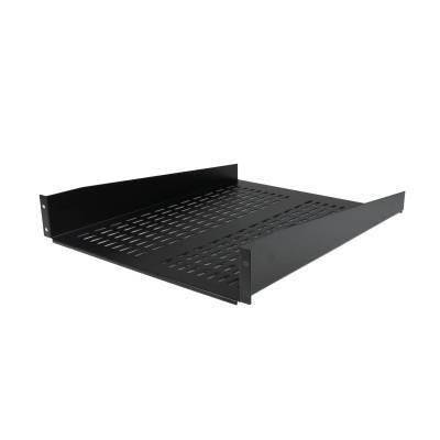 Universal Vented Rack Mount Tray for 19 Inch Network Equipment Cabinet 1.5mm Thickness