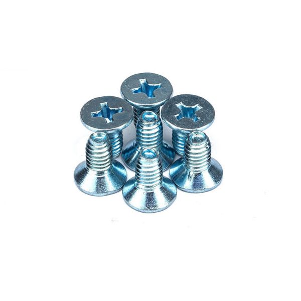Zinc Plated Steel Phillips Drive Flat Head Thread Forming Screws Taptite Screws