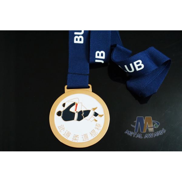 Round Metal Soft Enamel Swimming Custom Sports Taekwondo Medals Marathon Events Medallion