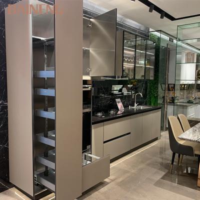 Jinhengsteel Modern Home Kitchen Cabinets SS 304 High Gloss