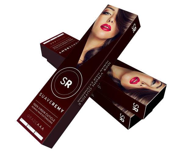 Cardboard Wig Packaging Box Foldable Luxury Custom Logo