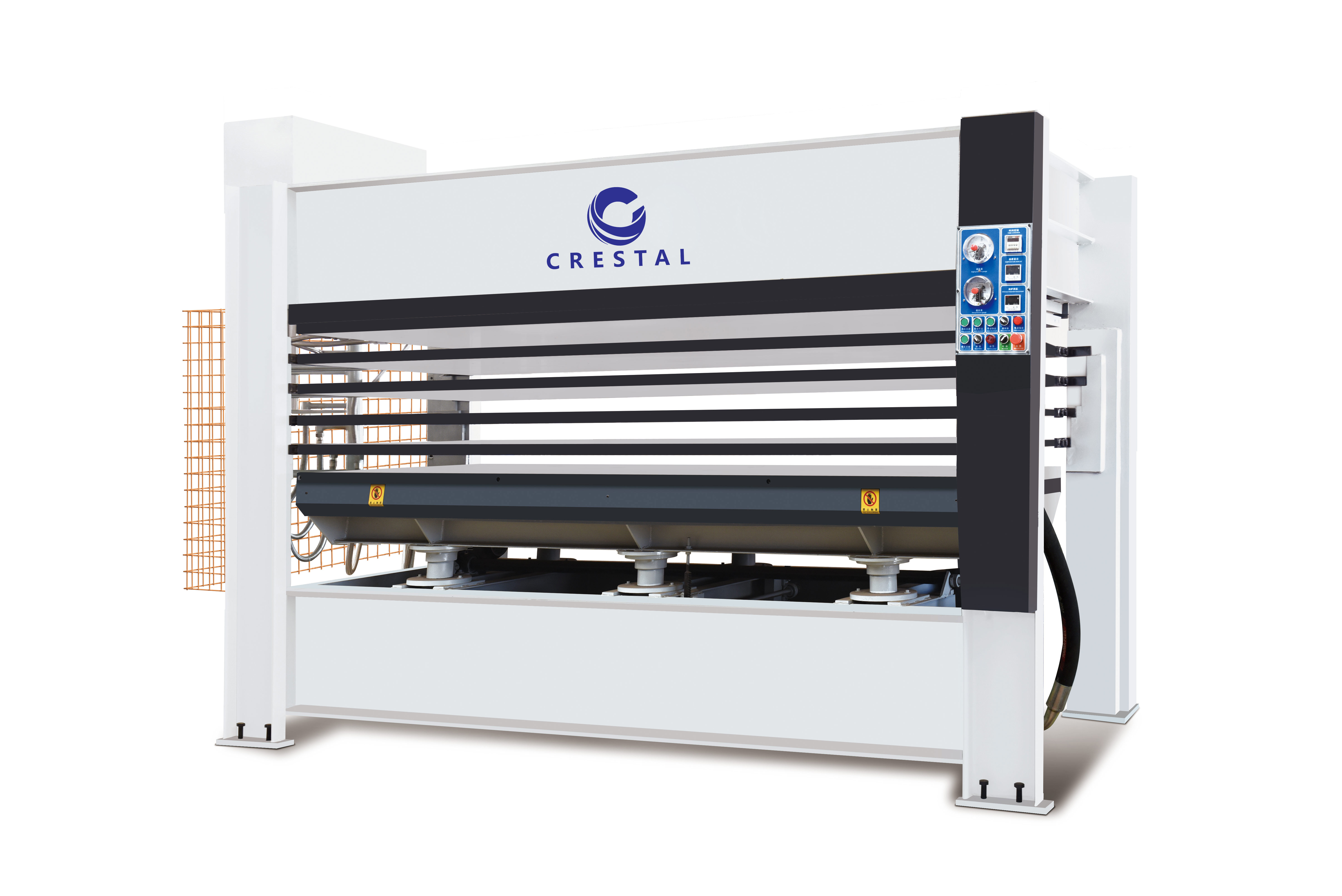 5 Layers Hydraulic Hot Press Machine with 160t Total Pressure and 3300*1300*42mm
