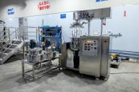 Stainless Steel Hydraulic Lift Vacuum Emulsifying Mixer Machine 50L