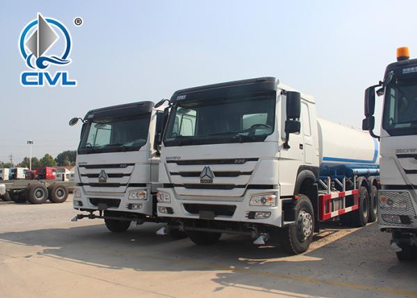 Sinotruk  6*4 Water Tanker / Oil Tanker Truck with EURO III Emission