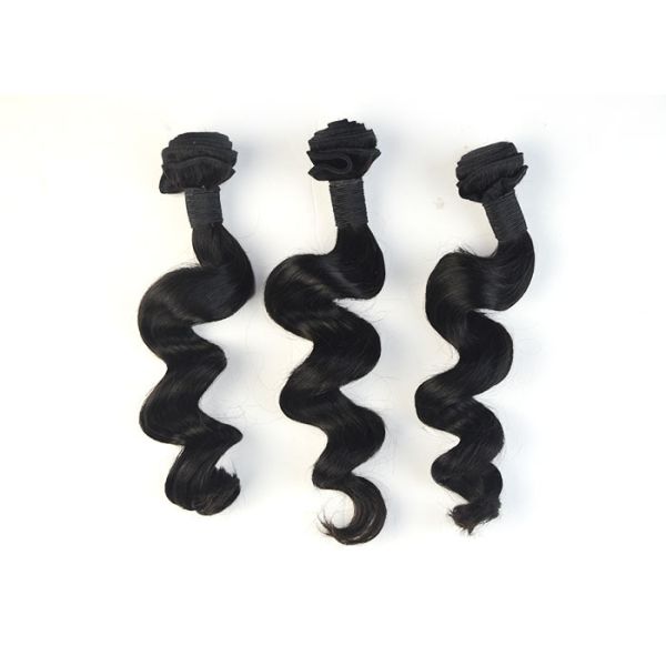 Natural Wave Cambodian Virgin Hair Kinky Curl For Lady / Cambodian Hair Weave Bundles