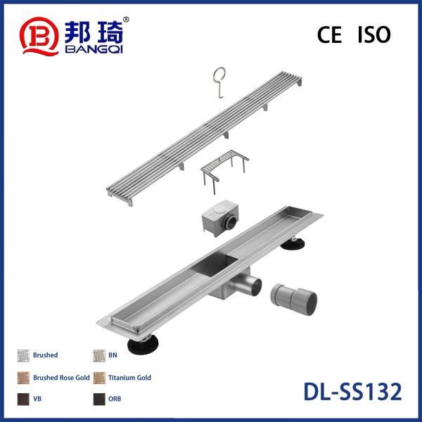 DL-SS132 Drainage de plancher en acier inoxydable européen