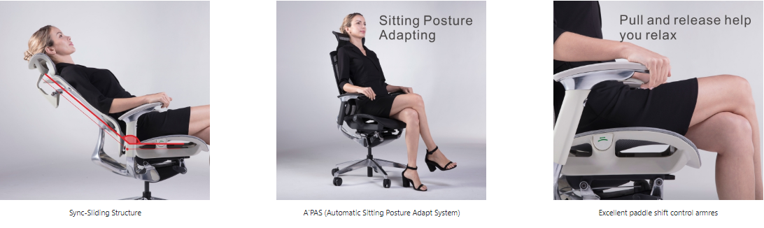 IFIT Black Ergonomic Desk Chair With Lumbar Support Adjustable Full Mesh