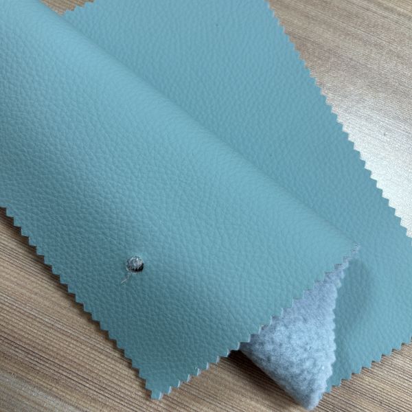 Durable & Soft PVC Synthetic Leather for Premium Seating with Polar Fleece  backing 1.4mm thickness