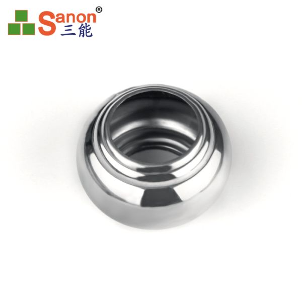 Stainless Steel Tube Fitting Decorative Balustrade Lantern Ball Square Decoration