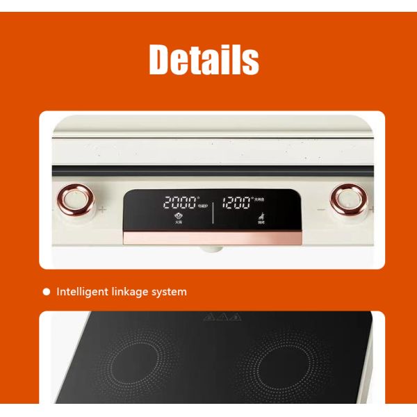 Бытовая 2000 Вт электрическая индукционная плитка с сенсорными кнопками и керамической стеклянной пластиной