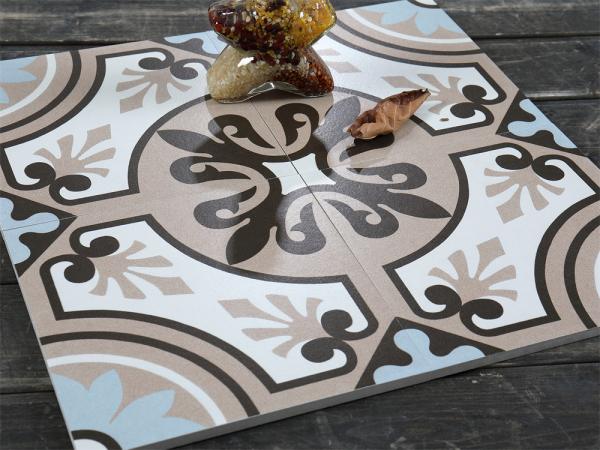 Telas rústicas de cerâmica antibacteriana para cozinha e antiderrapante 200x200mm para banheiro
