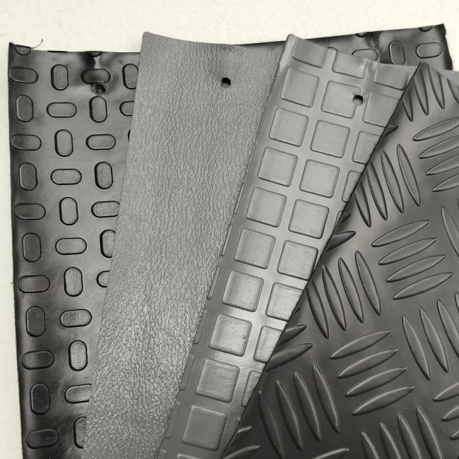 Durable PVC Synthetic Leather Car Floor Mat Rolls Customized Thickness Leather Flooring