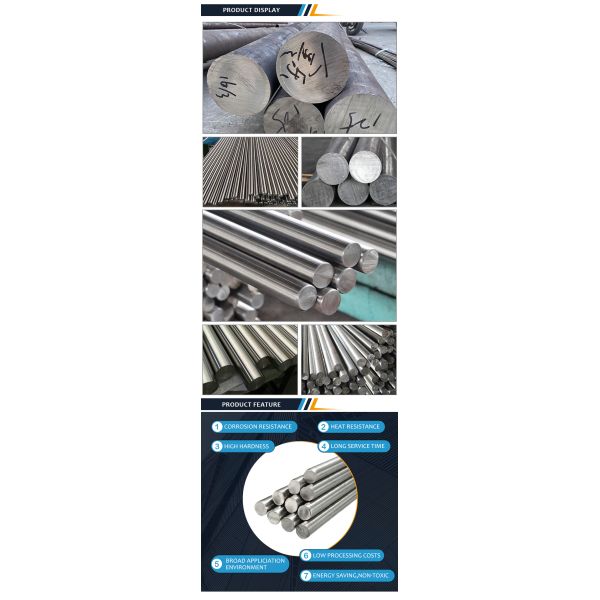 ASTM A276  Seamless Steel Bar , Stainless Steel Threaded Rod