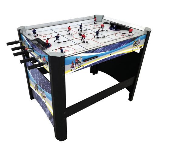 Electronic Scoring Rod Hockey Table MDF Color Graphics Wooden Hockey Table