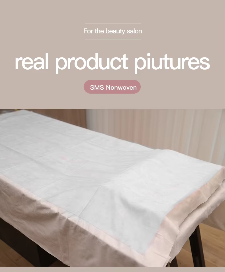 25gsm-45gsm Hospital Bed Pads Disposable Non Woven Bed Sheet Roll For Stretchers