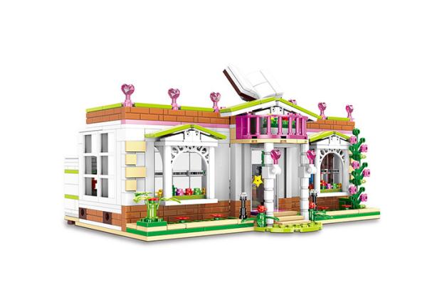 DIY School Villa Hospital Plastic Building Blocks For Kids Toys 100% Non - Toxic
