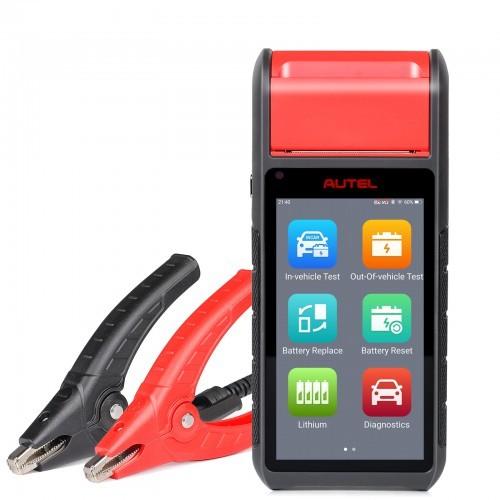 Touchscreen Battery Tester Auto Electrical System Analyzer Autel MaxiBAS BT608E OBD2 Scanner Built-In Printer for 12V