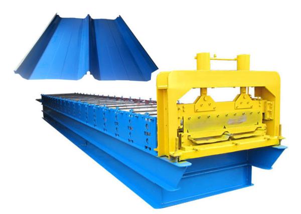 Self Locked Standing Seam Panel Machine , Strip Steel Standing Seam Roof Machine