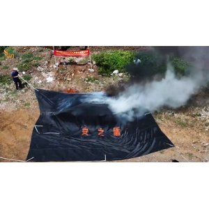 Dual-Action Suntex Fire Blanket for EV Cars: Suppress Flames and Release Smoke Safely with Thermal Resistance 550℃/1000℃
