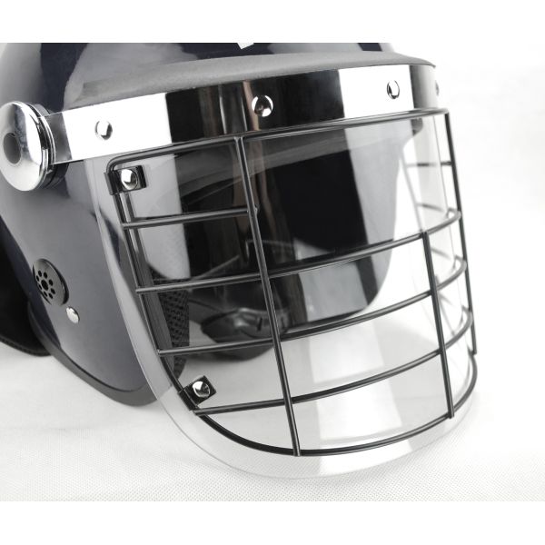 Шлем с решеткой металла, тактический шлем бунта забрала ПК анти- с защитной маской