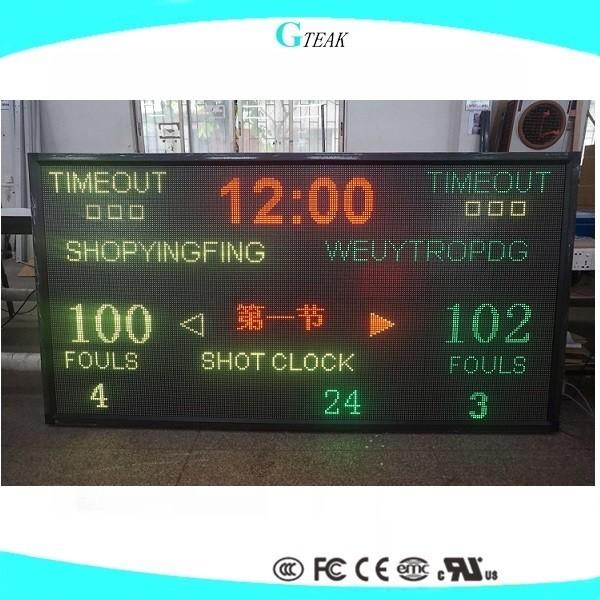 Hotsale! electronic basketball scoreboard led billboard manufacture