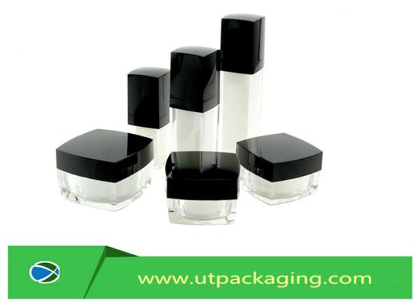 Square Cosmetic cream jar face cream Acrylic jar lotion bottle 30g  50g
