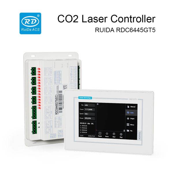 CO2 Laser Controller RDC6445GT7 Designed for Non Metal Cutting Including Leather Fabric Sign Craft Gift and Toy Applications