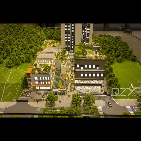Модели песочницы Шэньчжэнь Таланты Жилищная группа- 1:75 Fengjing Residence Model