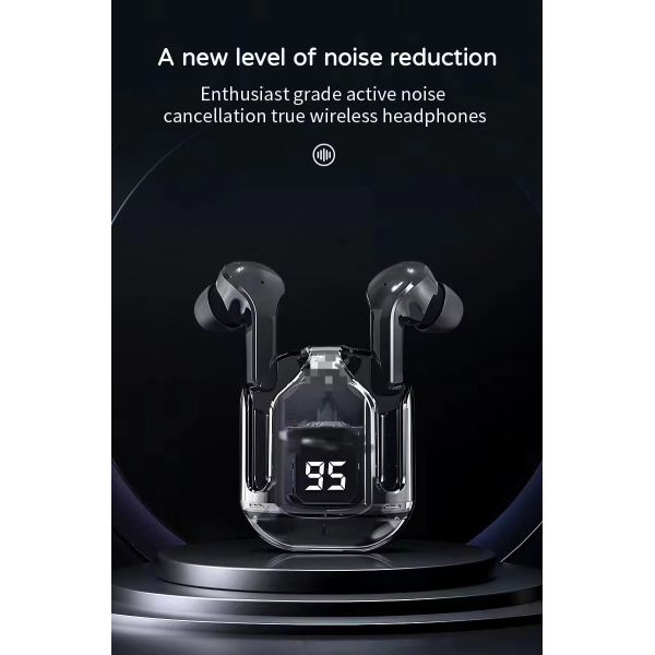 2025 New Transparent Air31 5.3 Bluetooth Earphones Smart Touch Control Wireless Earphone Air 31 Earphone