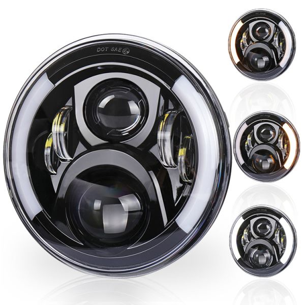 Universal 7 Inch LED Motorcycle Headlight 12V For Honda Customized for Replacement