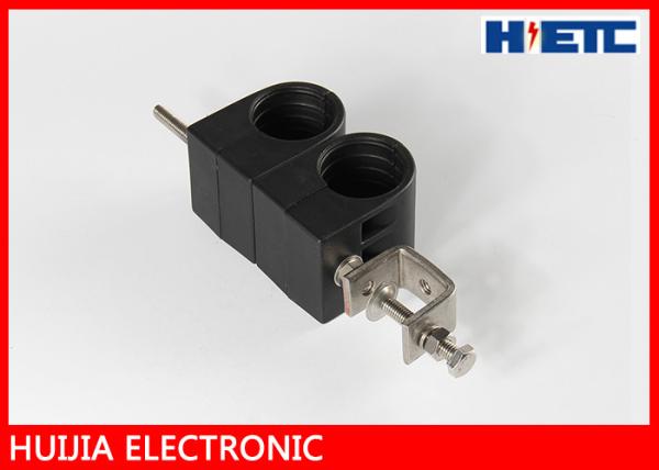 Two Way Through Type Feeder Cable Clamp For 1-1/4 Coaxial Cable Telecom Tools