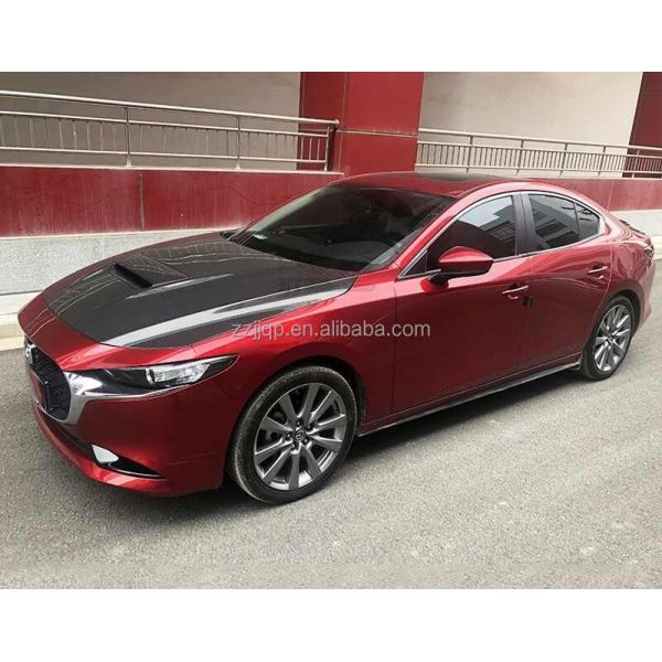 Real Carbon Fiber Opening Cover Made in Suitable for Modified Mazda Axela MPS Model