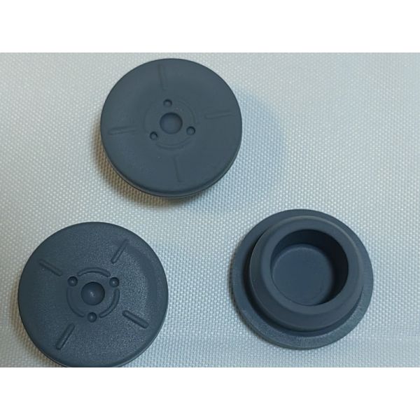 13mm 20mm 28mm 32mm Grey Silicon Medical Glass Injectable Vial Closures pharmaceutical Butyl Rubber Stopper