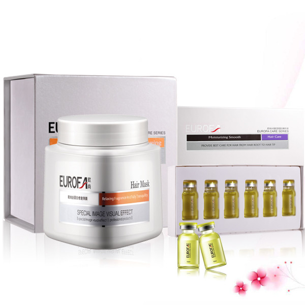 Anti frisottez le masque de traitement profond de cheveux de réparation de la protéine 260ml